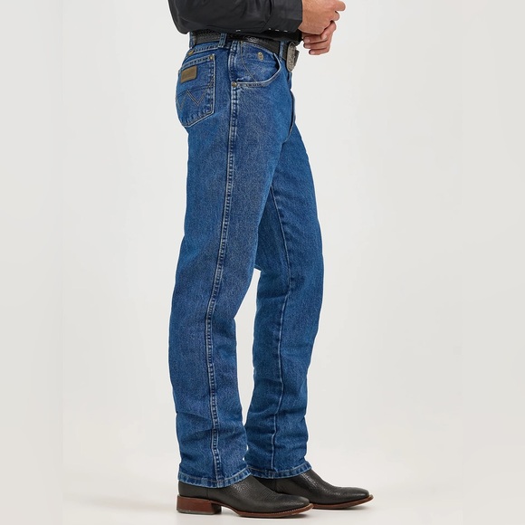 Wrangler “George Strait” Cowboy Cut Collection Blue Jeans - Picture 5 of 12